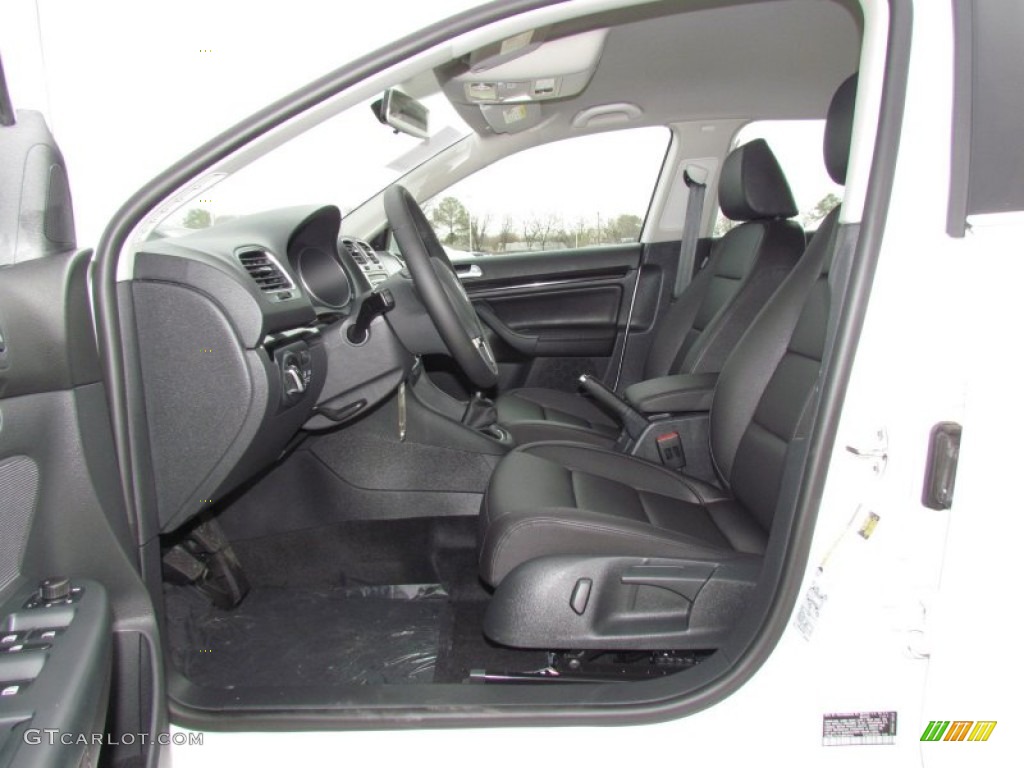 Titan Black Interior 2012 Volkswagen Jetta TDI SportWagen Photo #60115021
