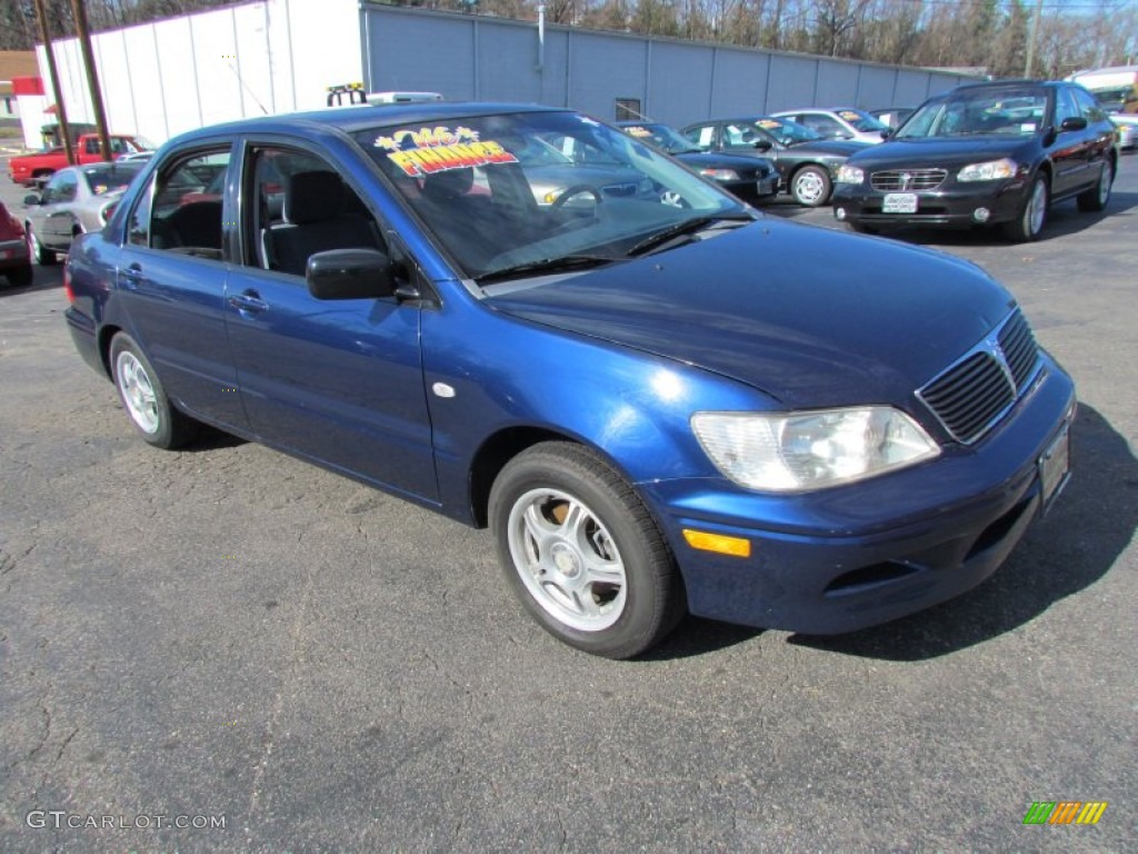 2003 Lancer ES - Royal Blue Pearl / Gray photo #1