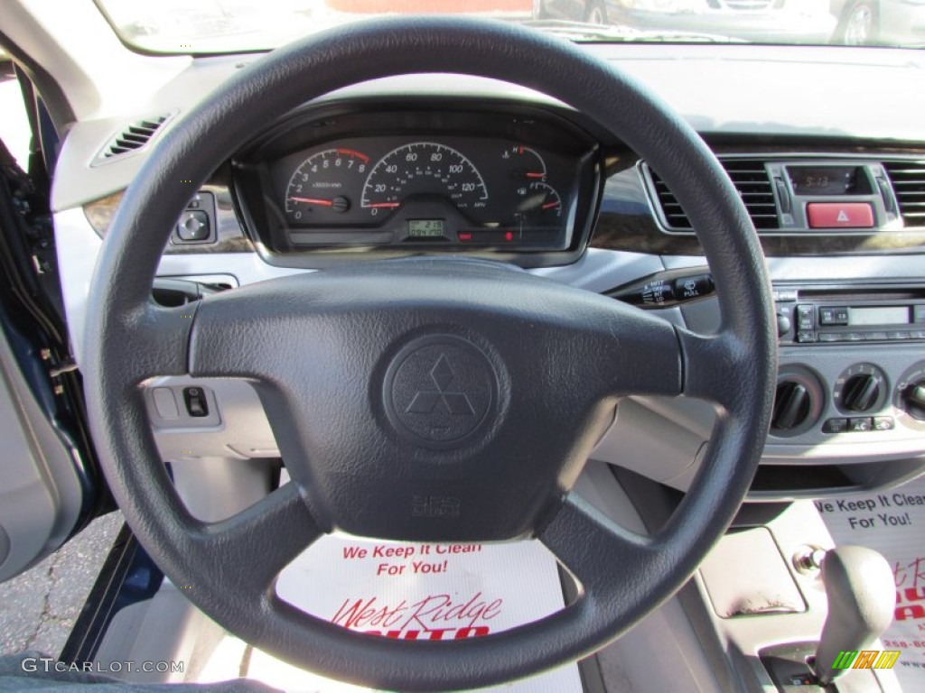 2003 Lancer ES - Royal Blue Pearl / Gray photo #16