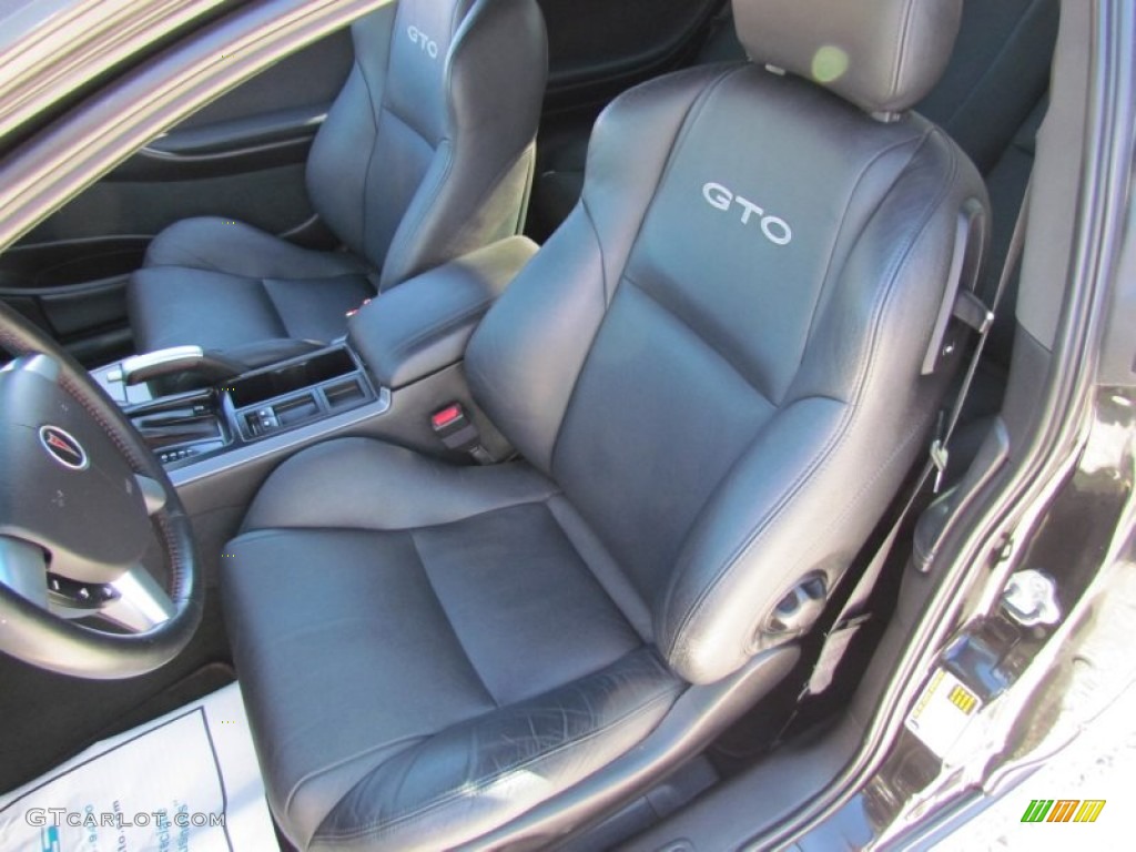 Black Interior 2004 Pontiac GTO Coupe Photo #60116799