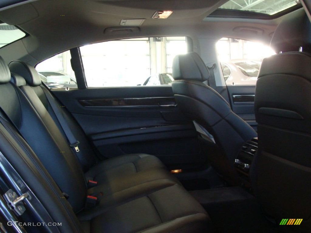 2012 7 Series 750Li xDrive Sedan - Dark Graphite Metallic / Black photo #12