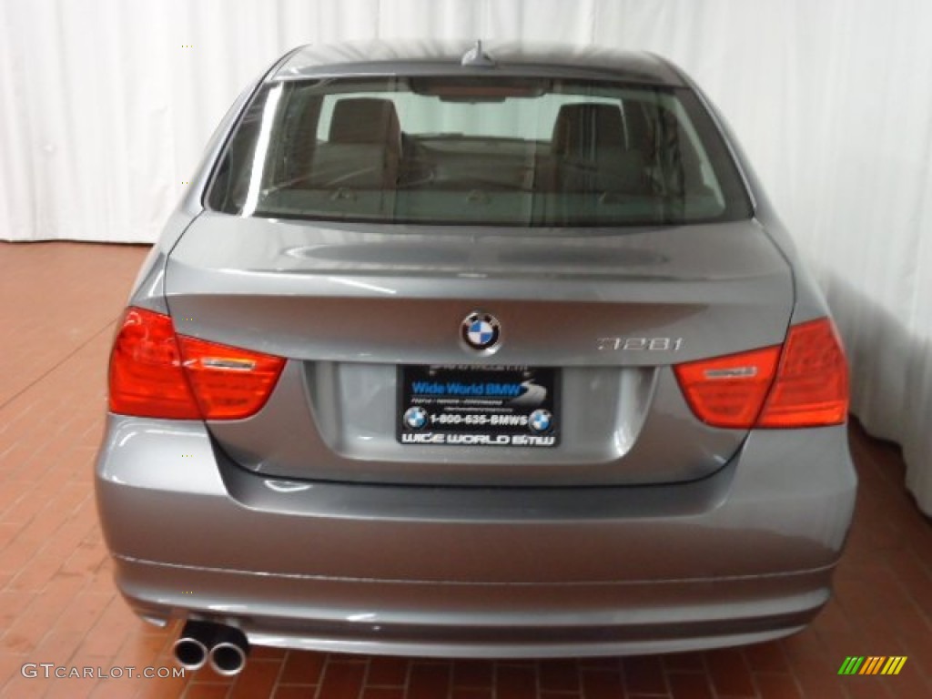2011 3 Series 328i xDrive Sedan - Space Gray Metallic / Black photo #5