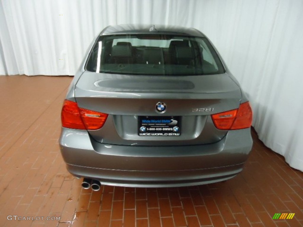 2011 3 Series 328i xDrive Sedan - Space Gray Metallic / Black photo #5