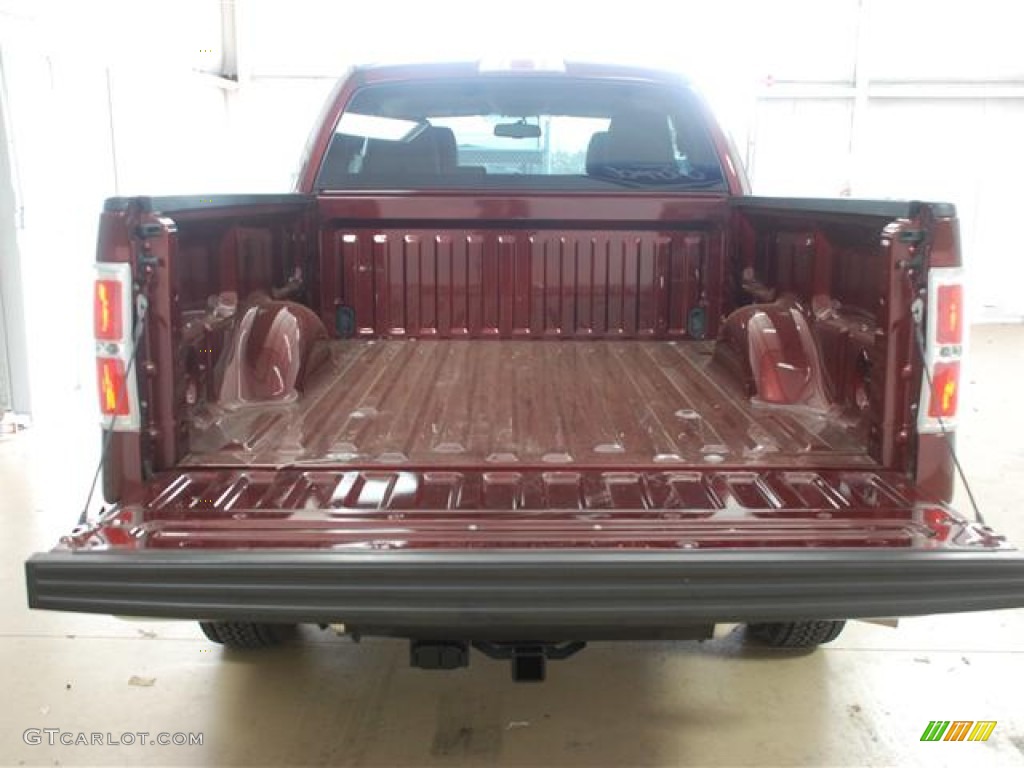 2010 F150 XLT SuperCab - Royal Red Metallic / Medium Stone photo #8