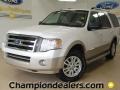 White Platinum Tri-Coat Metallic 2010 Ford Expedition Eddie Bauer