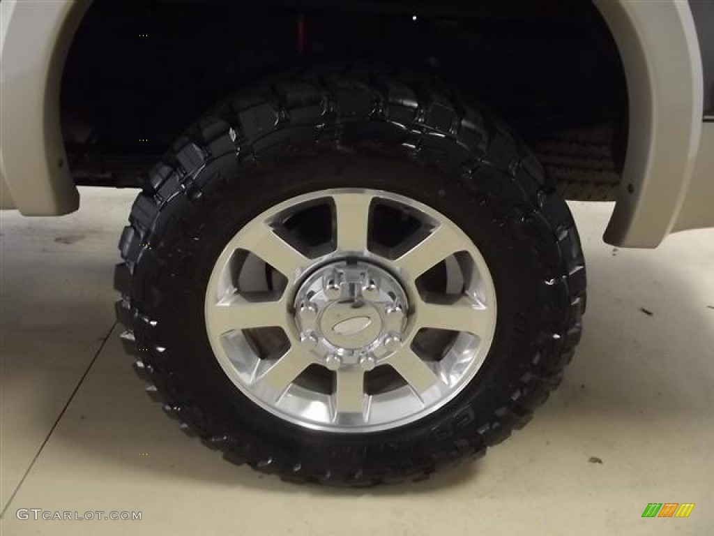 2008 Ford F250 Super Duty Lariat Crew Cab 4x4 Wheel Photo #60119289