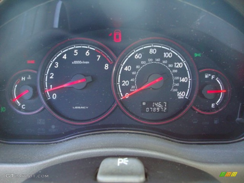 2005 Subaru Legacy 2.5 GT Limited Wagon Gauges Photos
