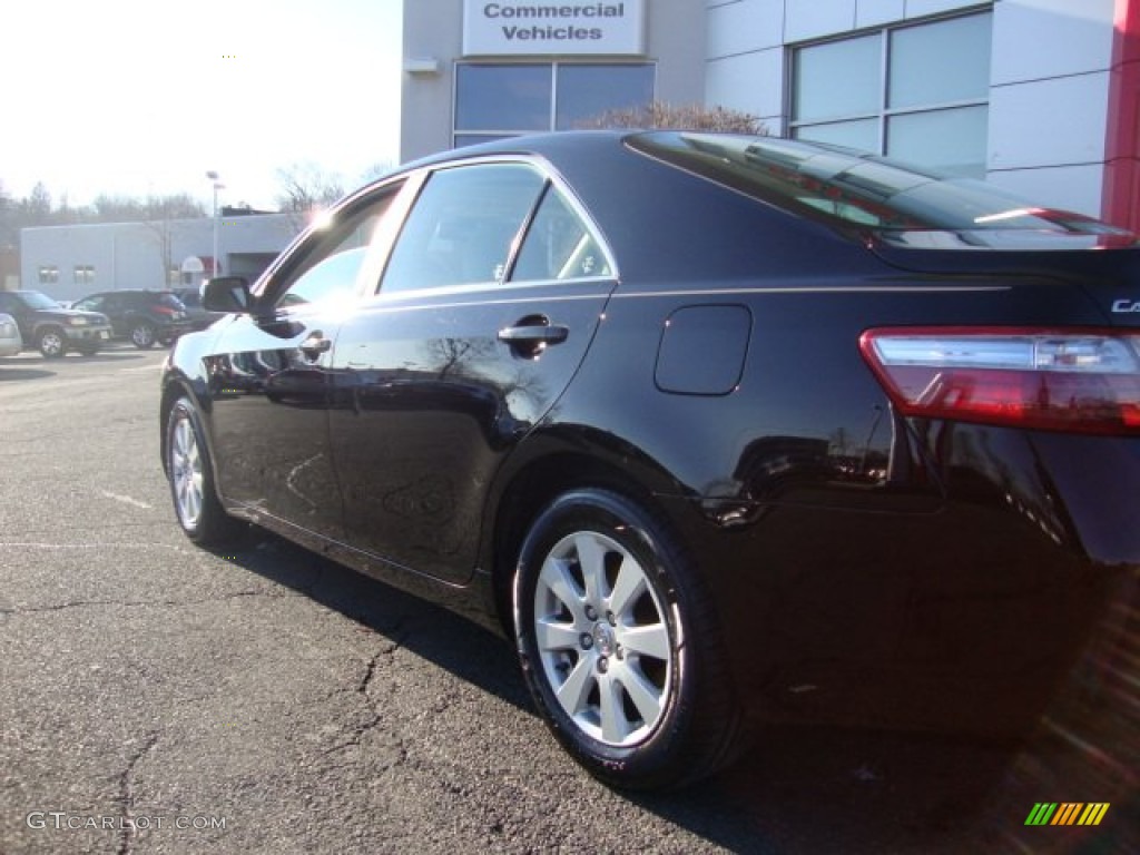 2008 Camry Hybrid - Black / Bisque photo #4