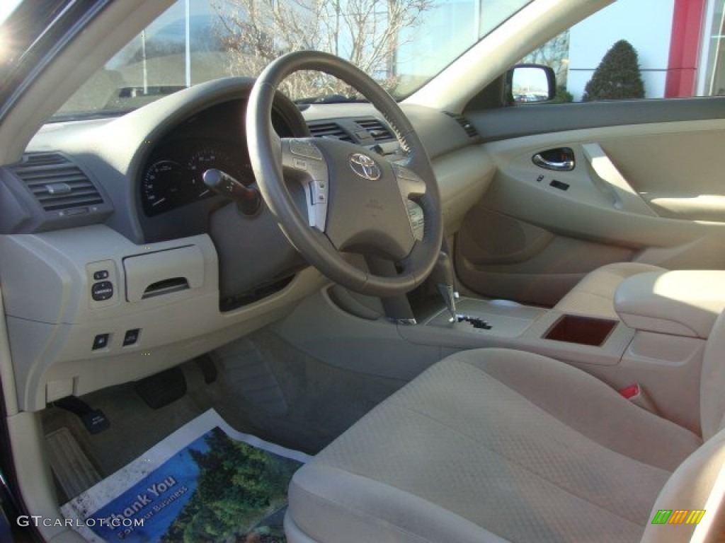 2008 Camry Hybrid - Black / Bisque photo #15