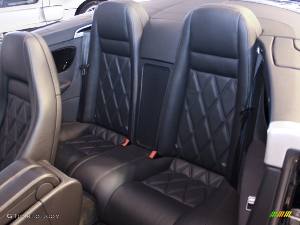 2008 Bentley Continental GTC Mulliner Rear Seat Photo #60122319