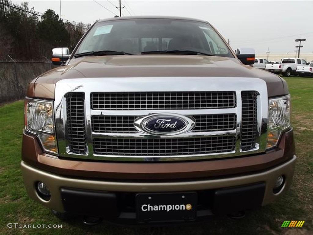 2012 F150 King Ranch SuperCrew 4x4 - Golden Bronze Metallic / King Ranch Chaparral Leather photo #2