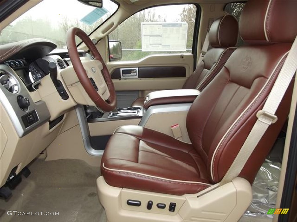 2012 F150 King Ranch SuperCrew 4x4 - Golden Bronze Metallic / King Ranch Chaparral Leather photo #10
