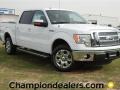 Oxford White - F150 Lariat SuperCrew Photo No. 1