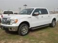 Oxford White - F150 Lariat SuperCrew Photo No. 3