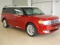 2012 Red Candy Metallic Ford Flex Limited EcoBoost AWD  photo #3