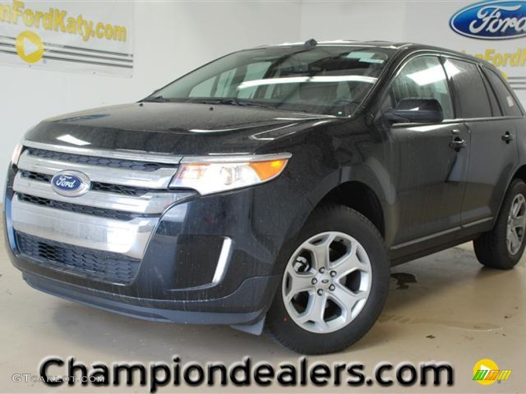 2012 Edge SEL - Black / Charcoal Black photo #1