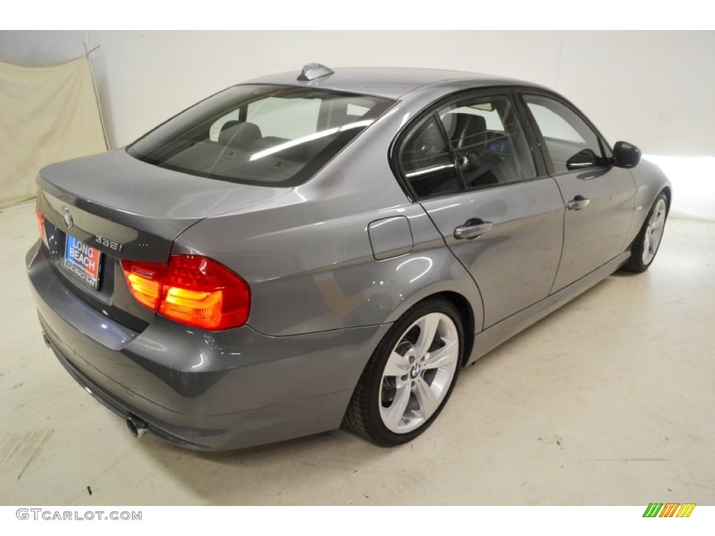 2009 3 Series 335i Sedan - Space Grey Metallic / Black photo #5