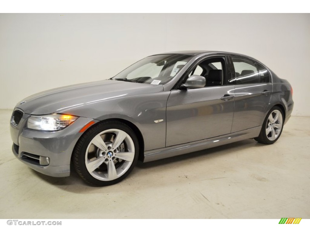 2009 3 Series 335i Sedan - Space Grey Metallic / Black photo #8