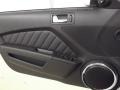 Charcoal Black 2012 Ford Mustang V6 Premium Convertible Door Panel