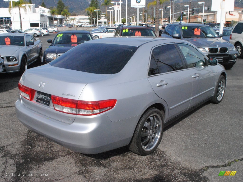 2003 Accord LX Sedan - Satin Silver Metallic / Black photo #8