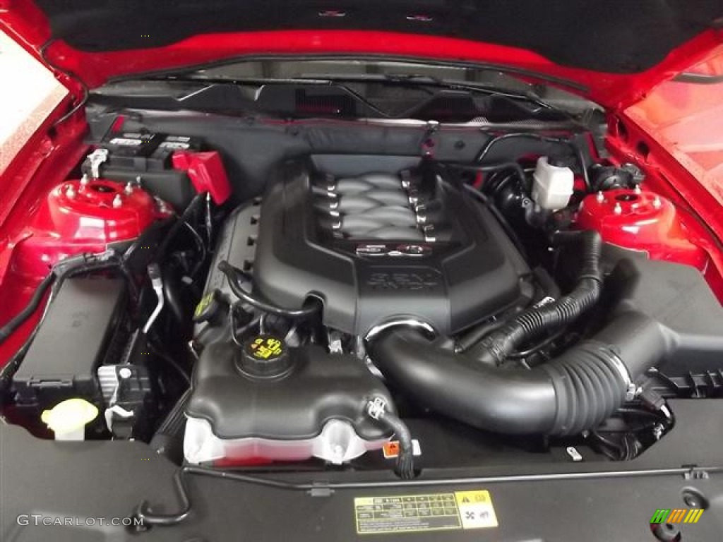 2012 Ford Mustang GT Coupe 5.0 Liter DOHC 32-Valve Ti-VCT V8 Engine Photo #60127875