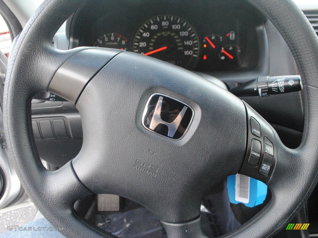 2003 Accord LX Sedan - Satin Silver Metallic / Black photo #19