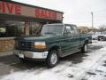 1996 Pacific Green Metallic Ford F150 XL Extended Cab 4x4  photo #1