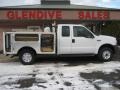 2003 Oxford White Ford F250 Super Duty XL SuperCab Chassis  photo #3