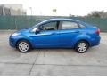 2011 Blue Flame Metallic Ford Fiesta S Sedan  photo #6