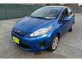 2011 Blue Flame Metallic Ford Fiesta S Sedan  photo #7