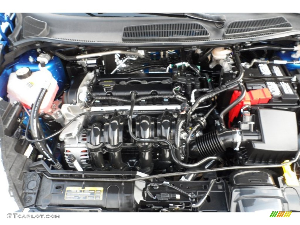 2011 Ford Fiesta S Sedan 1.6 Liter DOHC 16-Valve Ti-VCT Duratec 4 Cylinder Engine Photo #60130866