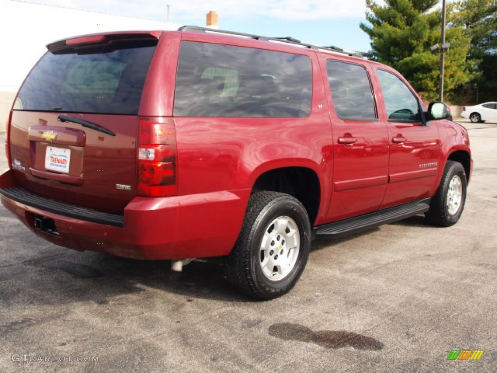 2007 Suburban 1500 LT 4x4 - Sport Red Metallic / Light Titanium/Dark Titanium photo #2