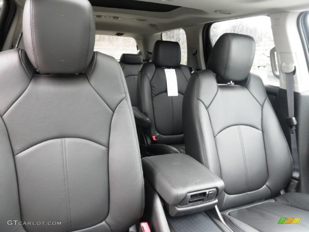 Ebony Interior 2012 GMC Acadia SLT AWD Photo #60133356