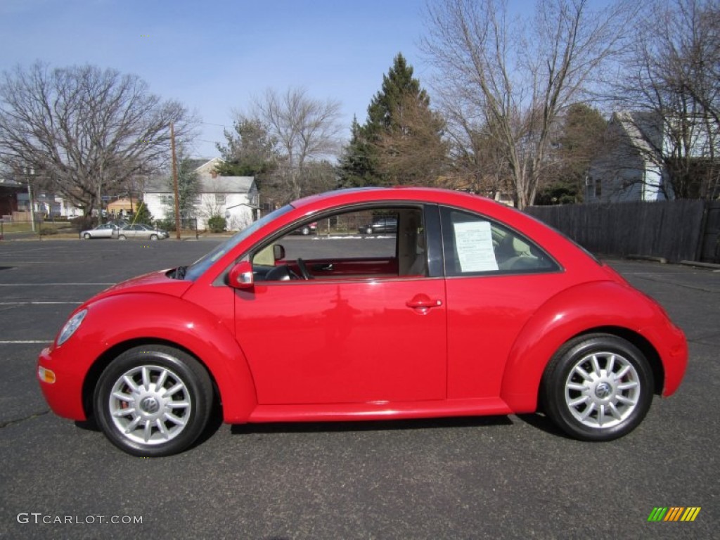 Tornado Red 2005 Volkswagen New Beetle GLS Coupe Exterior Photo #60133899