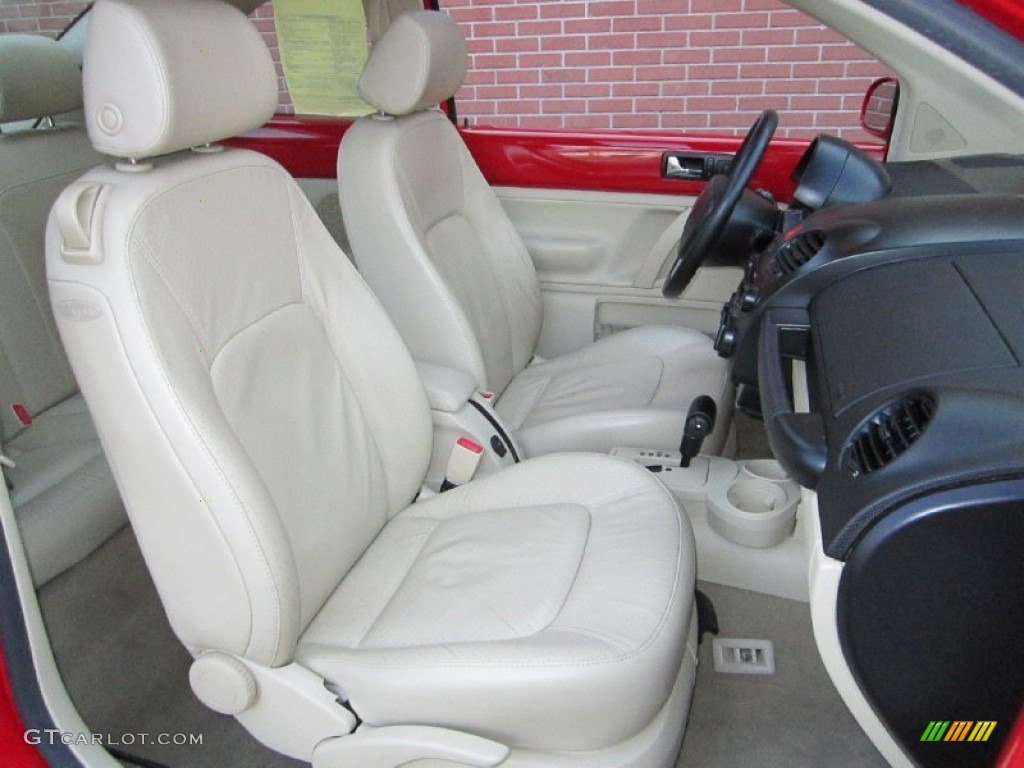 Cream Beige Interior 2005 Volkswagen New Beetle GLS Coupe Photo #60134022