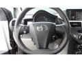 Dark Gray 2012 Scion iQ Standard iQ Model Steering Wheel