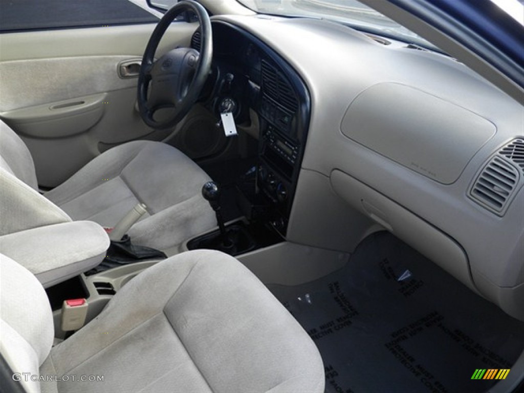 2003 Spectra Sedan - Slate Blue / Grey photo #11
