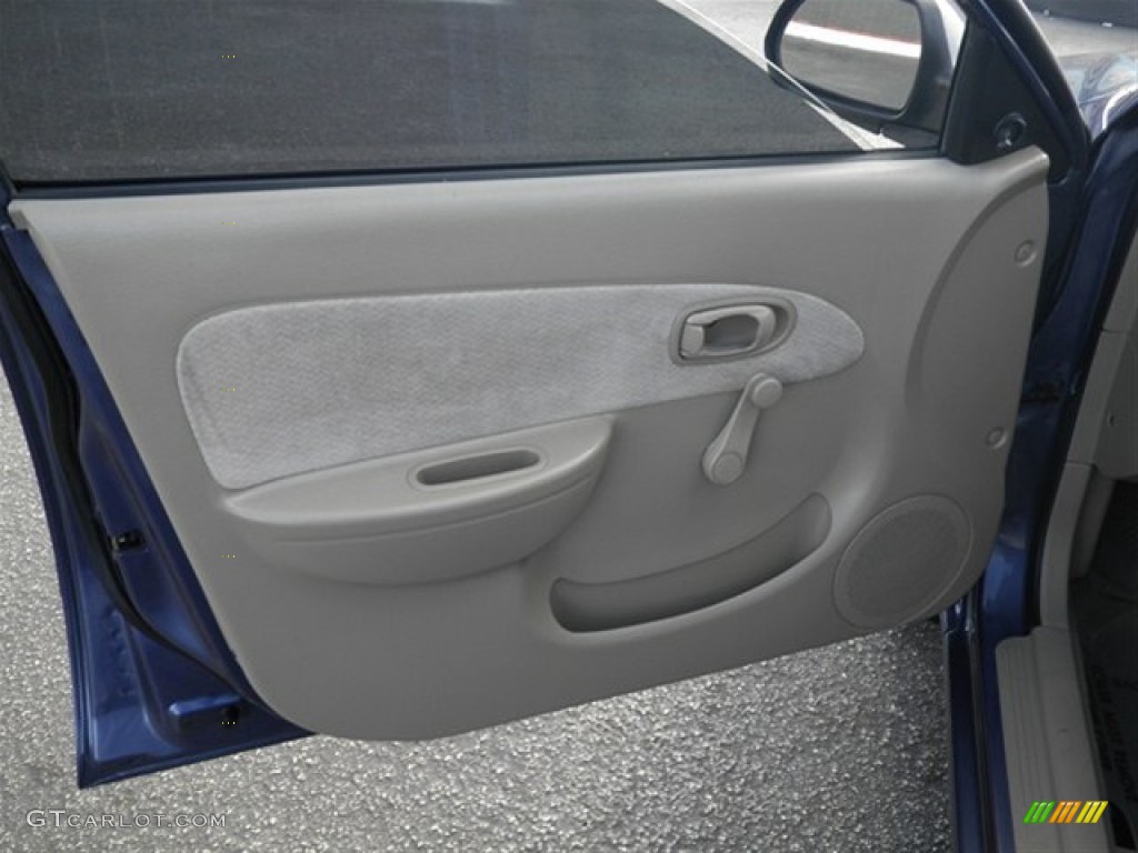 2003 Spectra Sedan - Slate Blue / Grey photo #17