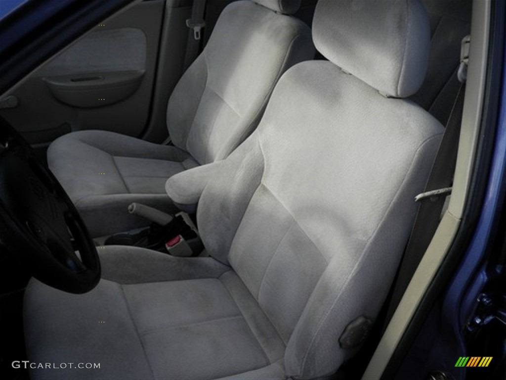 2003 Spectra Sedan - Slate Blue / Grey photo #19