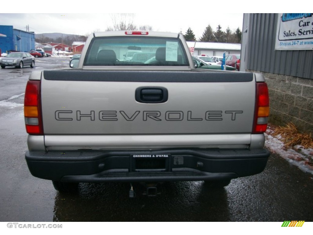 2002 Silverado 1500 Work Truck Regular Cab 4x4 - Light Pewter Metallic / Graphite Gray photo #10