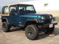 1995 Emerald Green Pearl Jeep Wrangler S 4x4  photo #1