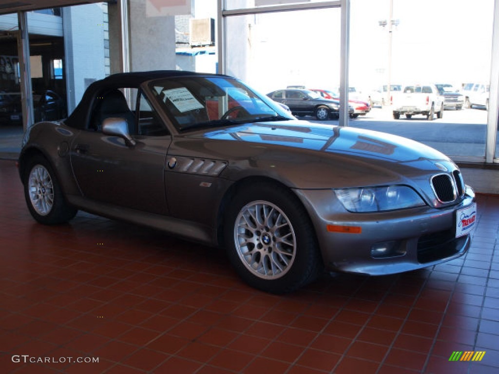 2001 Z3 2.5i Roadster - Steel Grey Metallic / Black photo #1