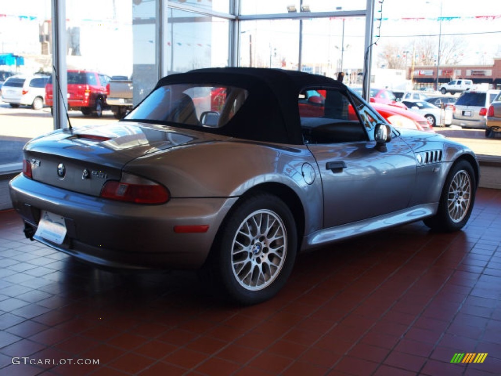 2001 Z3 2.5i Roadster - Steel Grey Metallic / Black photo #2