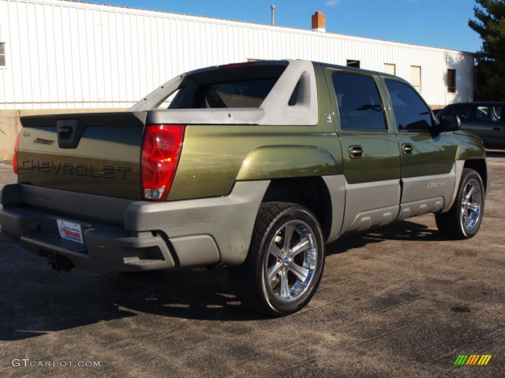 2002 Avalanche The North Face Edition 4x4 - Medium Sage Green Metallic / Cedar Green/Graphite photo #2