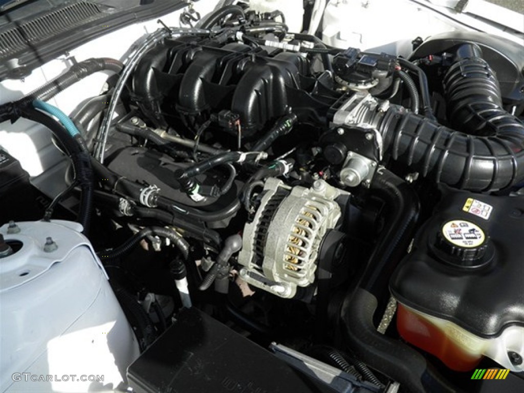 2007 Mustang V6 Premium Coupe - Performance White / Dark Charcoal photo #25