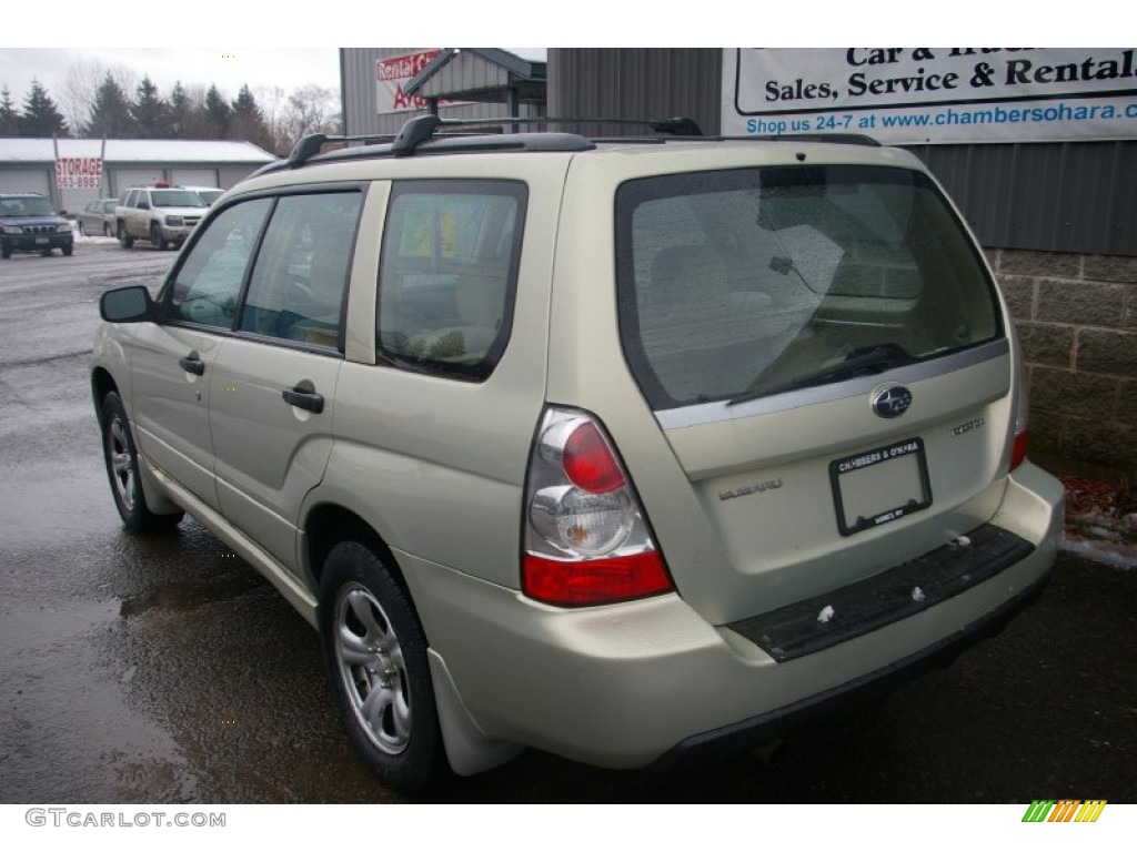 2007 Forester 2.5 X - Champagne Gold Opal / Desert Beige photo #13