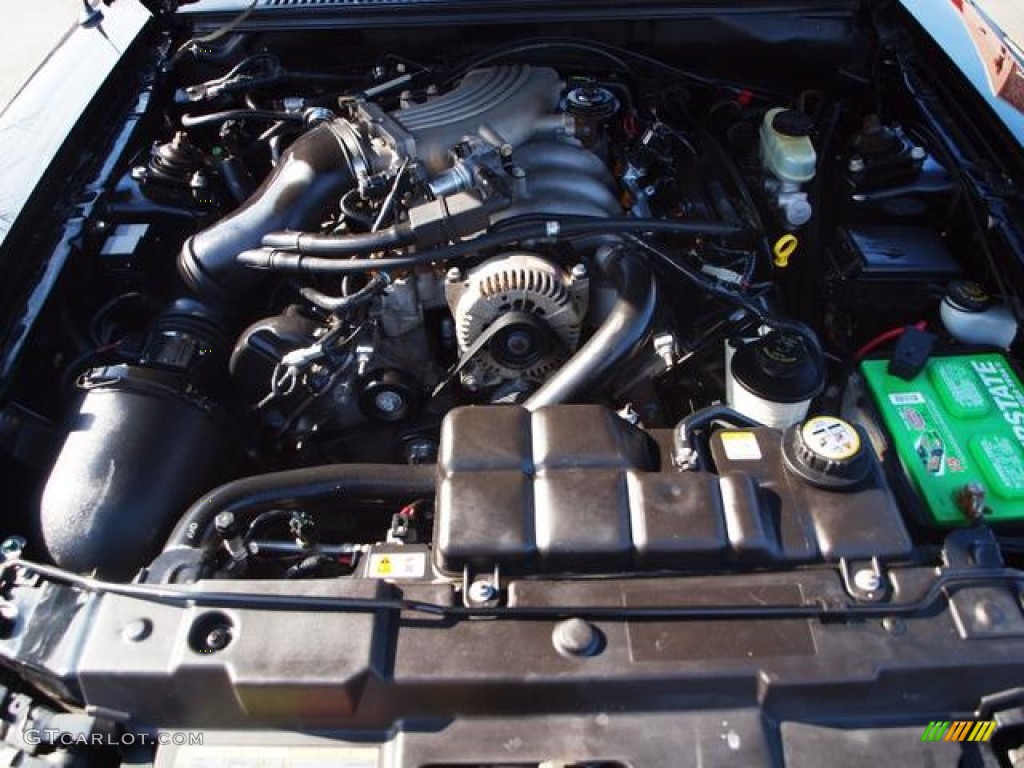 2001 Ford Mustang Bullitt Coupe 4.6 Liter SOHC 16-Valve V8 Engine Photo #60139673