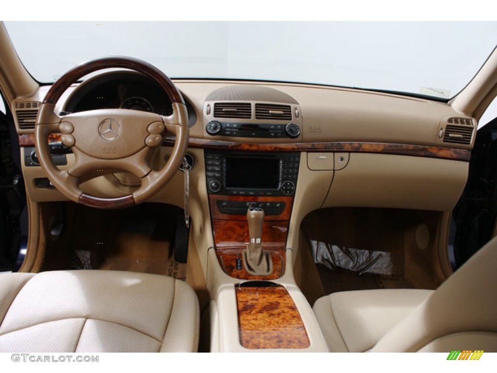 2007 Mercedes-Benz E 350 4Matic Wagon Cashmere Dashboard Photo #60140739