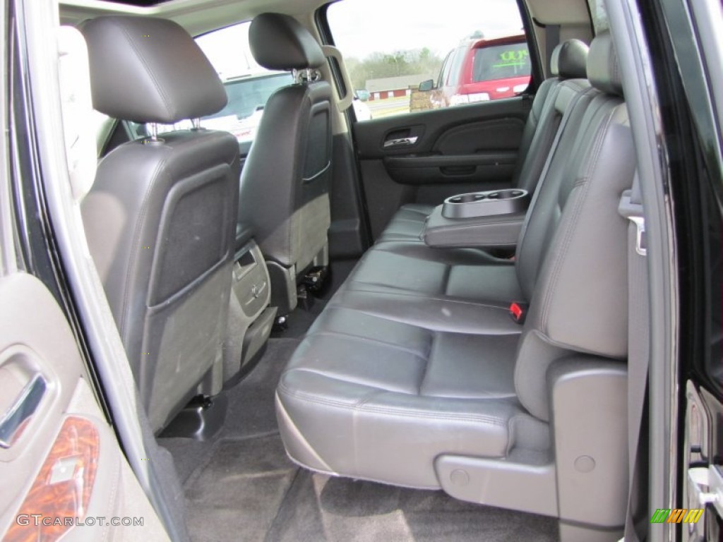 Ebony Interior 2010 GMC Sierra 1500 Denali Crew Cab Photo #60140979