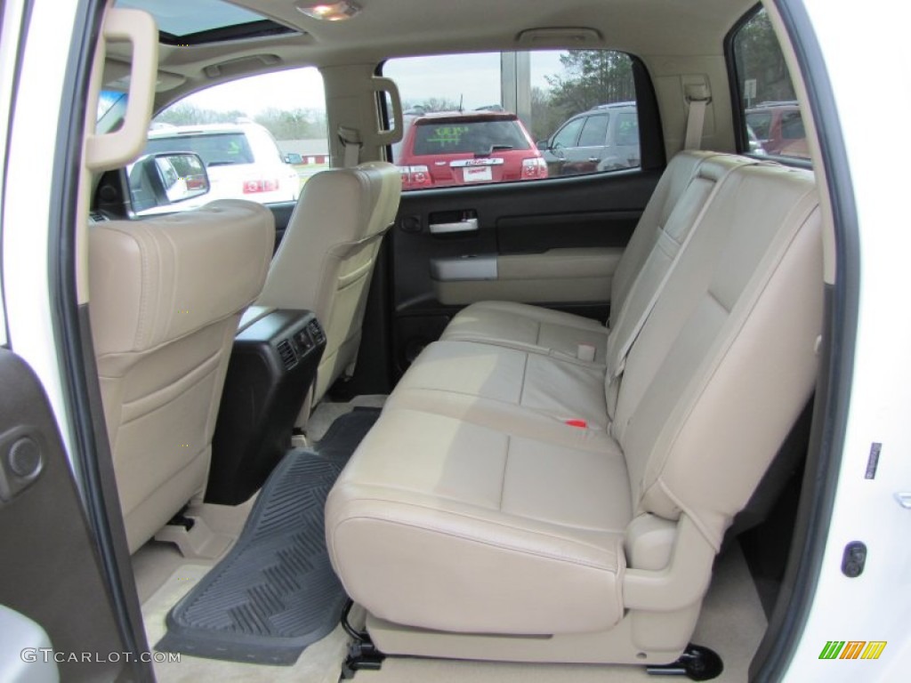 2007 Tundra Limited CrewMax - Super White / Beige photo #13